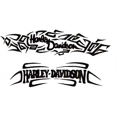 Harley Davidson Design Water Transfer Temporary Tattoo(fake Tattoo) Stickers NO.11266